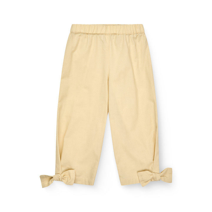 Copenhagen Colors Bow Pants - Meisjes Lange Broek - Geel 1