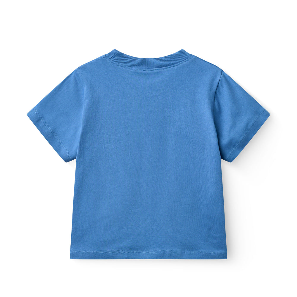 Copenhagen Colors Boys Tee Kangaroo - Jongens T-shirt Blauw 2