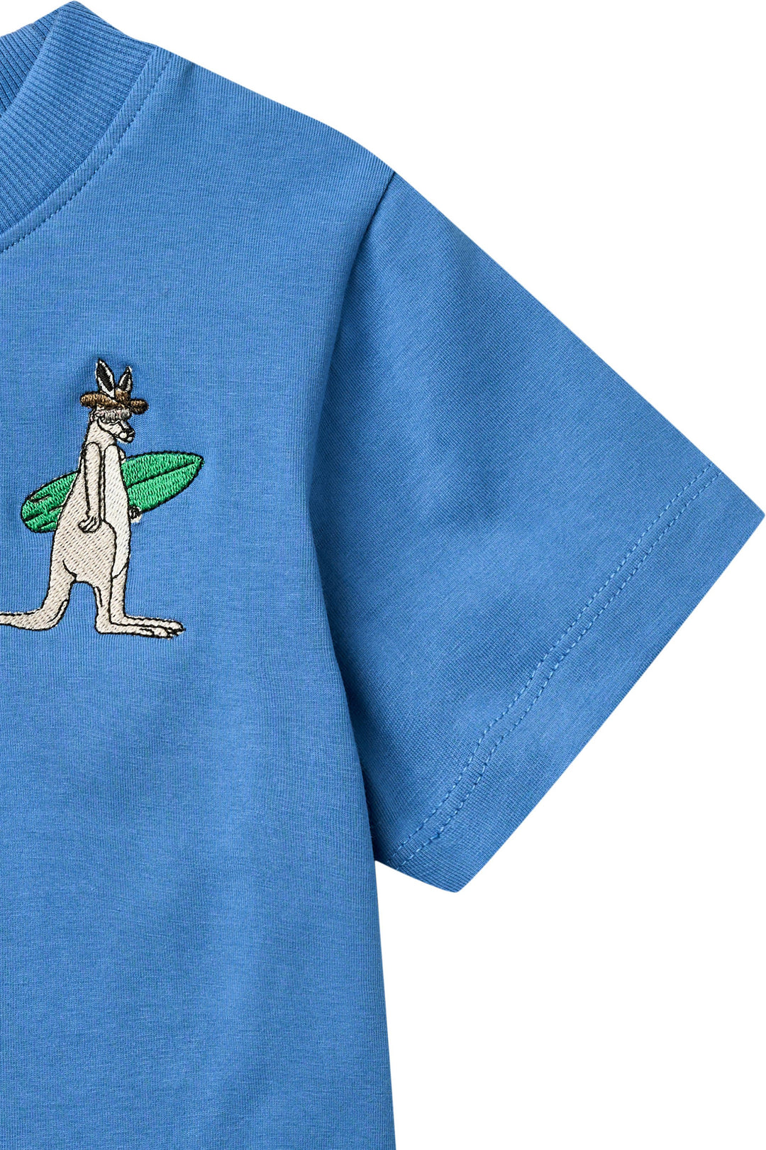 Copenhagen Colors Boys Tee Kangaroo - Jongens T-shirt Blauw 3