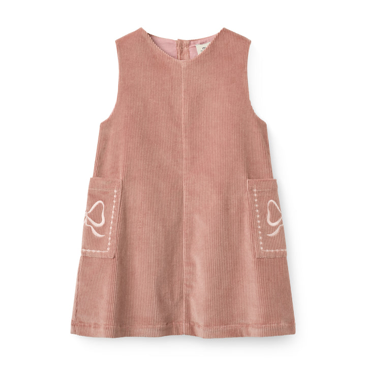 Copenhagen Colors Corduroy Dress Winter Rose 1
