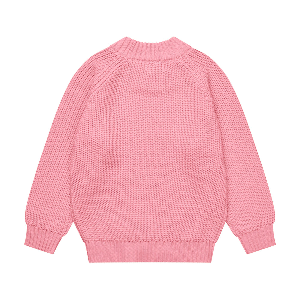 Copenhagen Colors Knitted Classic Rib Blouse - Trui - Roze 2