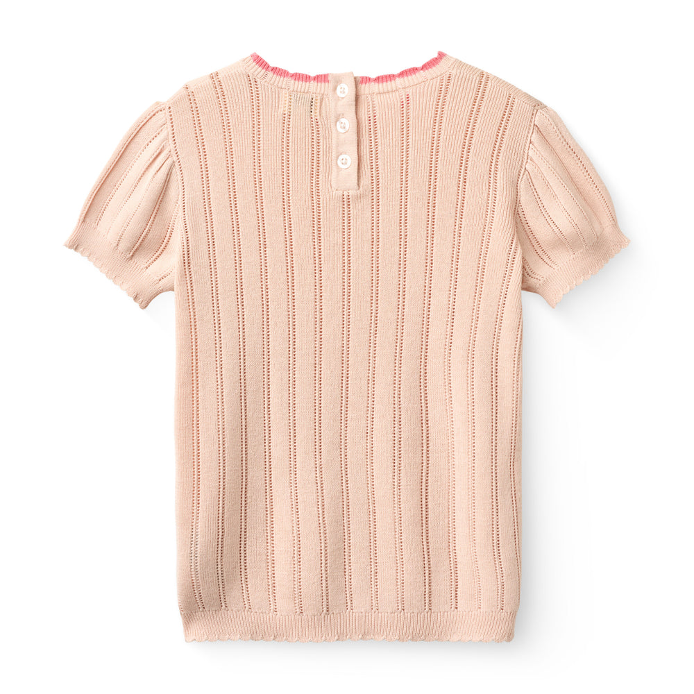 Copenhagen Colors Knitted Pointelle Blouse - Meisjesshirt 2