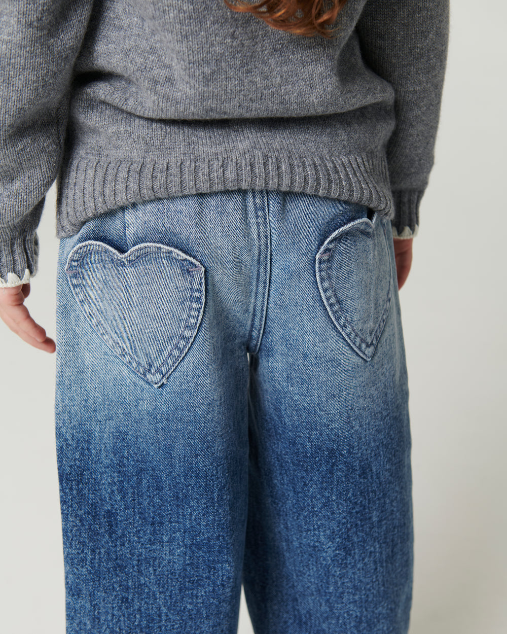 Copenhagen Colors Organic Balloon Denim Pants Hearts - BS 2
