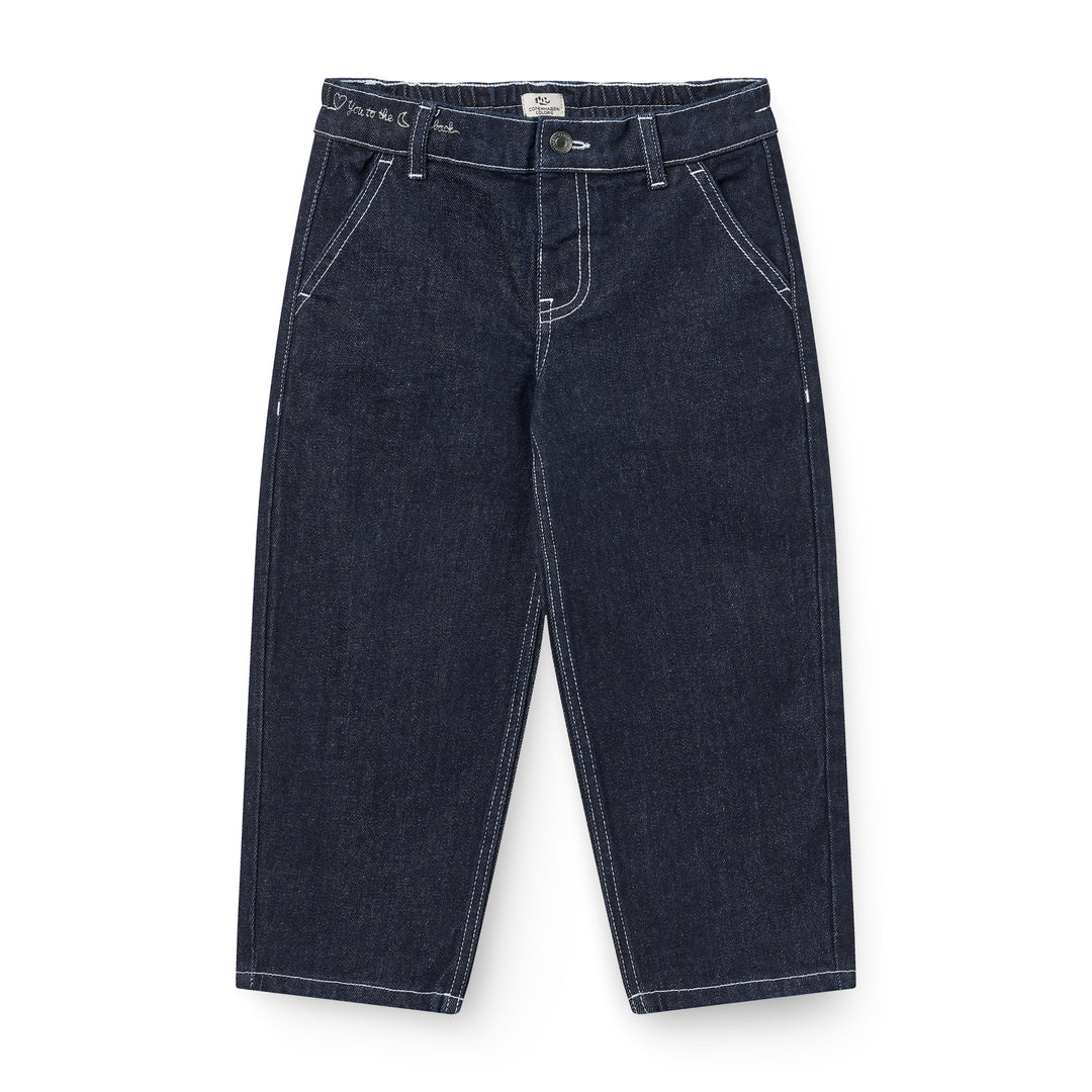 Copenhagen Colors Organic Balloon Denim Pants Hearts - RD 1
