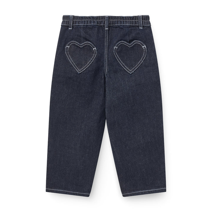Copenhagen Colors Organic Balloon Denim Pants Hearts - RD 3