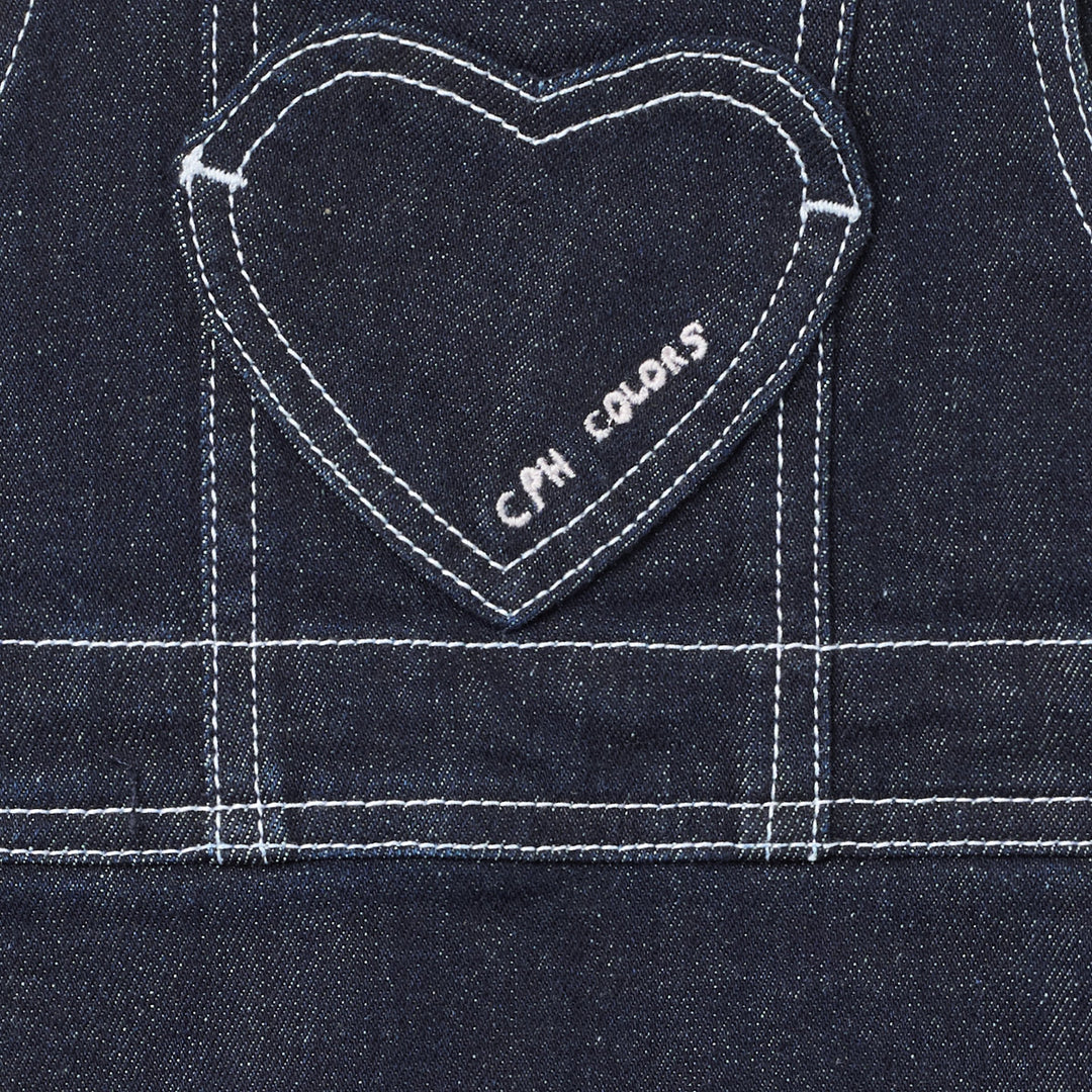 Copenhagen Colors Organic Denim Spencer Dress Heart 5