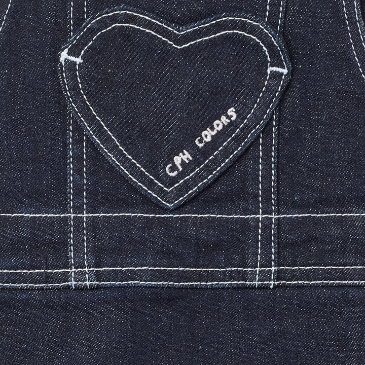 Copenhagen Colors Organic Denim Spencer Dress Heart 5