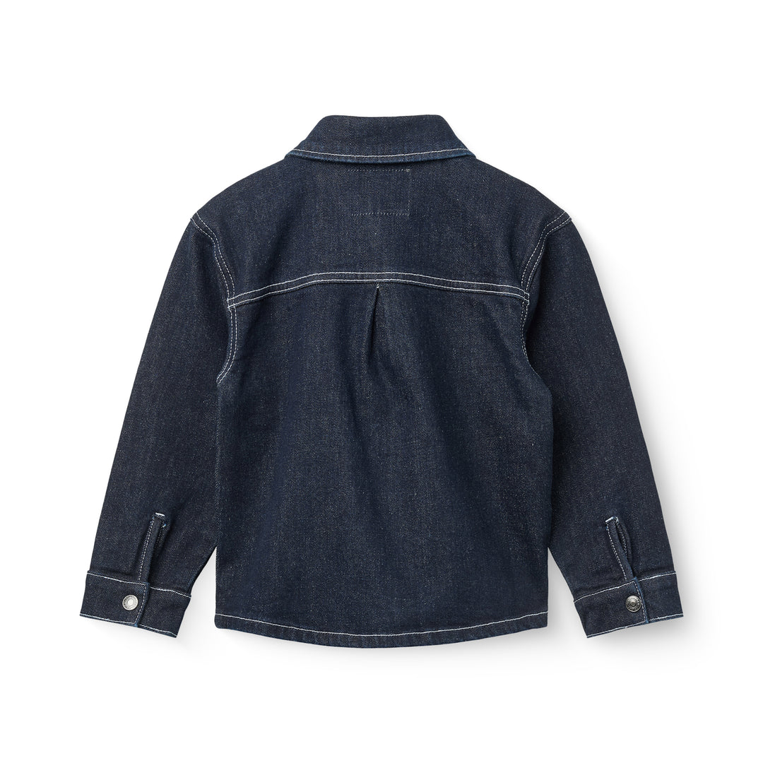 Copenhagen Colors Organic Regular Denim Shirt - Donkerblauw 3