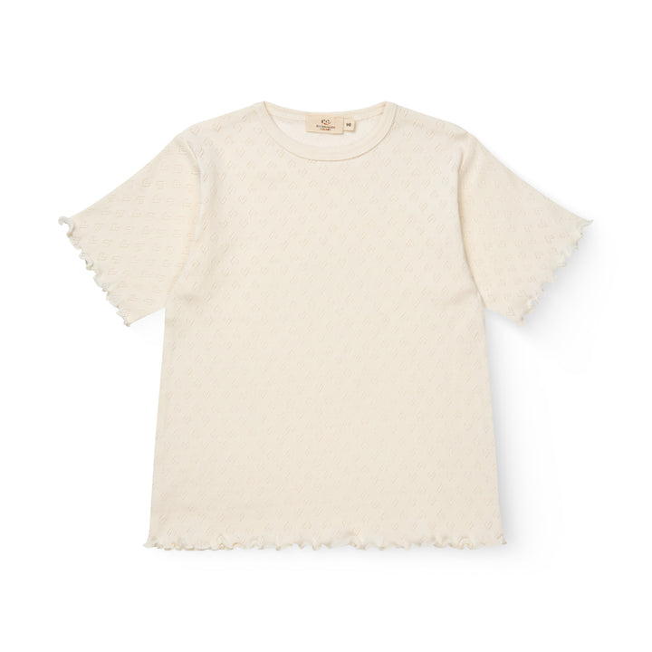 Copenhagen Colors Pointelle Heart T-shirt - Meisjesshirt 1