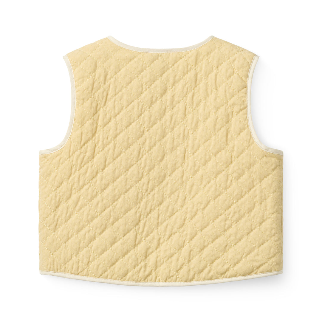 Copenhagen Colors Quilted Vest Yellow - Meisjesgilet - Geel 3