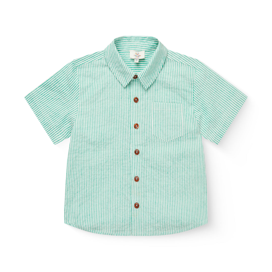 Copenhagen Colors Seersucker Shirt Stripe - Jongens Blouse 1