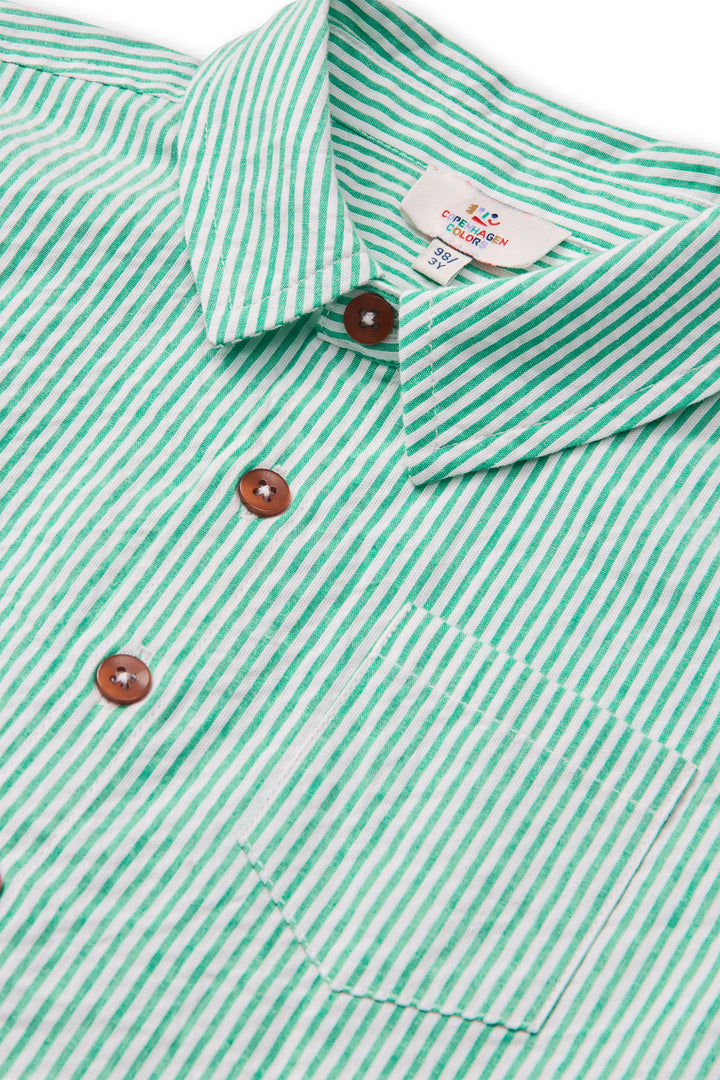 Copenhagen Colors Seersucker Shirt Stripe - Jongens Blouse 4