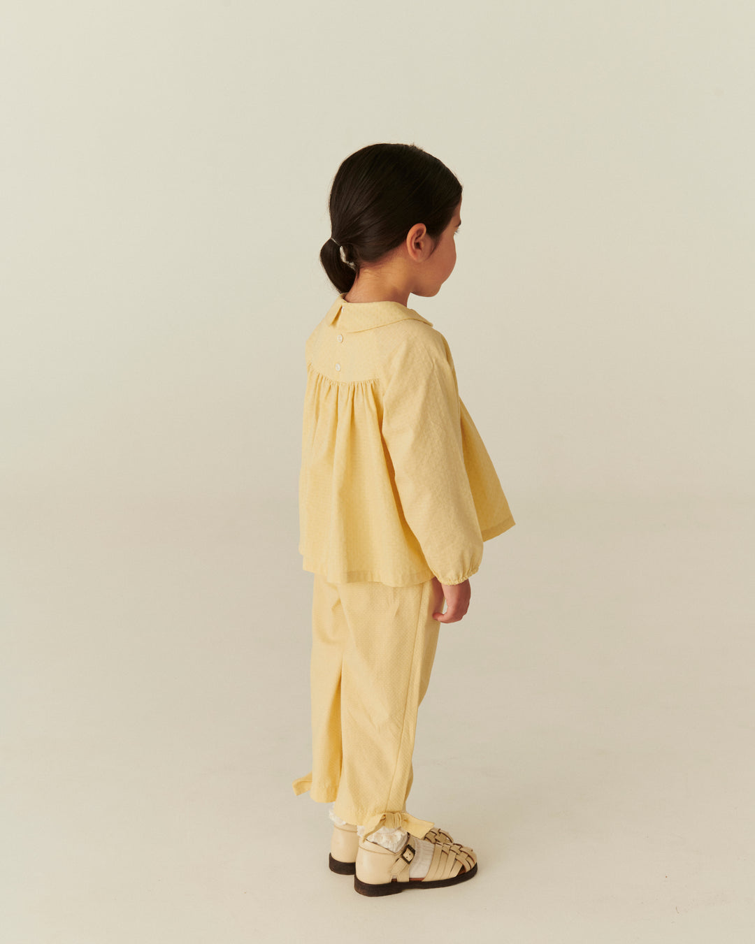 Copenhagen Colors Bow Pants - Meisjes Lange Broek - Geel 7