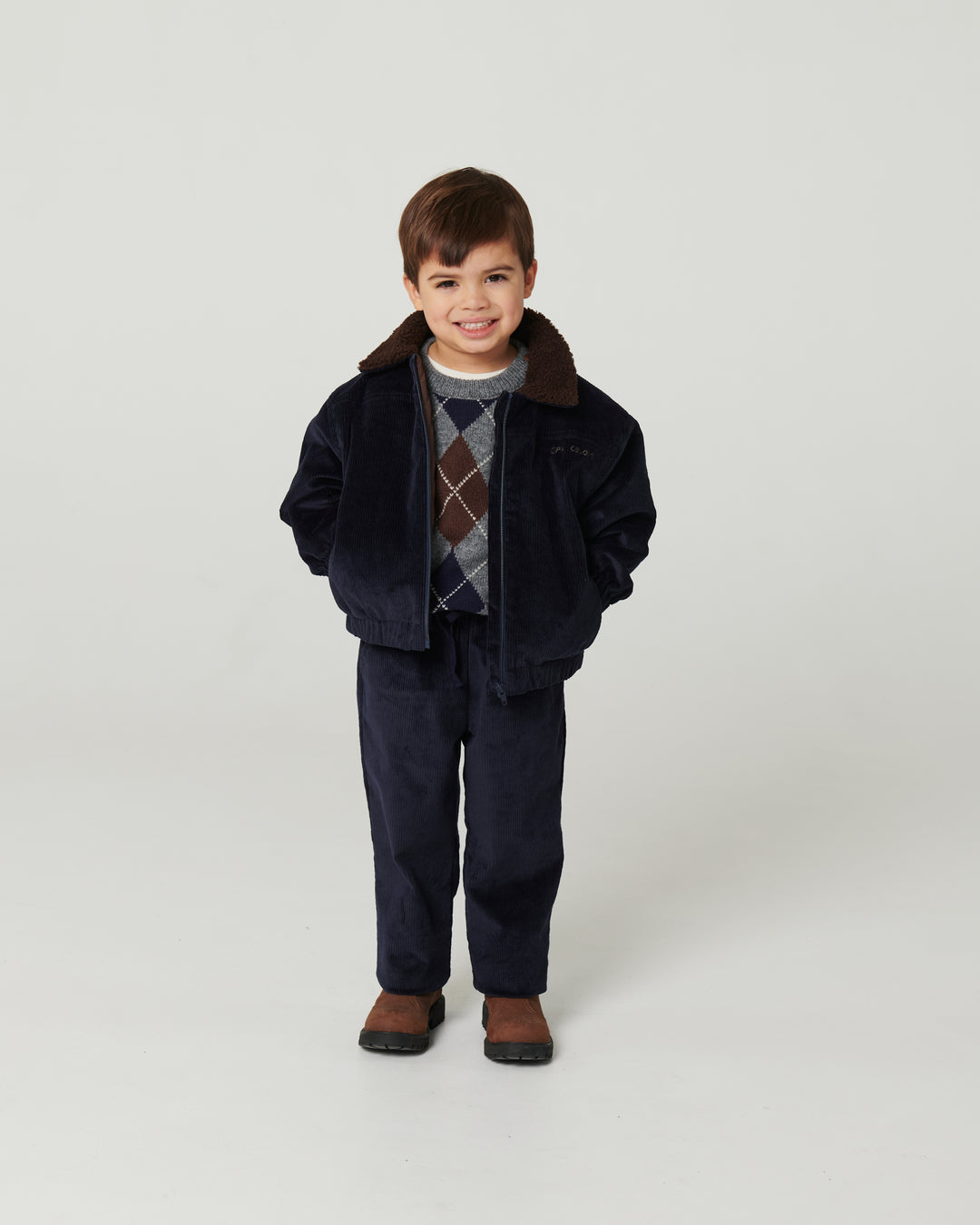 Copenhagen Colors Corduroy Bomber Jacket - Donkerblauw 2