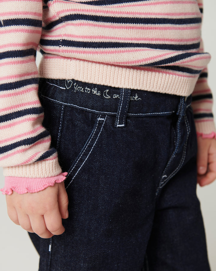 Copenhagen Colors Organic Balloon Denim Pants Hearts - RD 5