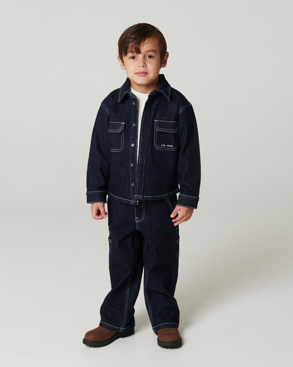 Copenhagen Colors Organic Denim Cargo Pants - Jongensbroek 2