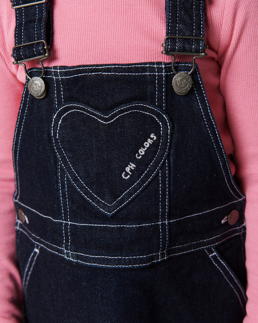 Organic Denim Spencer Dress Heart