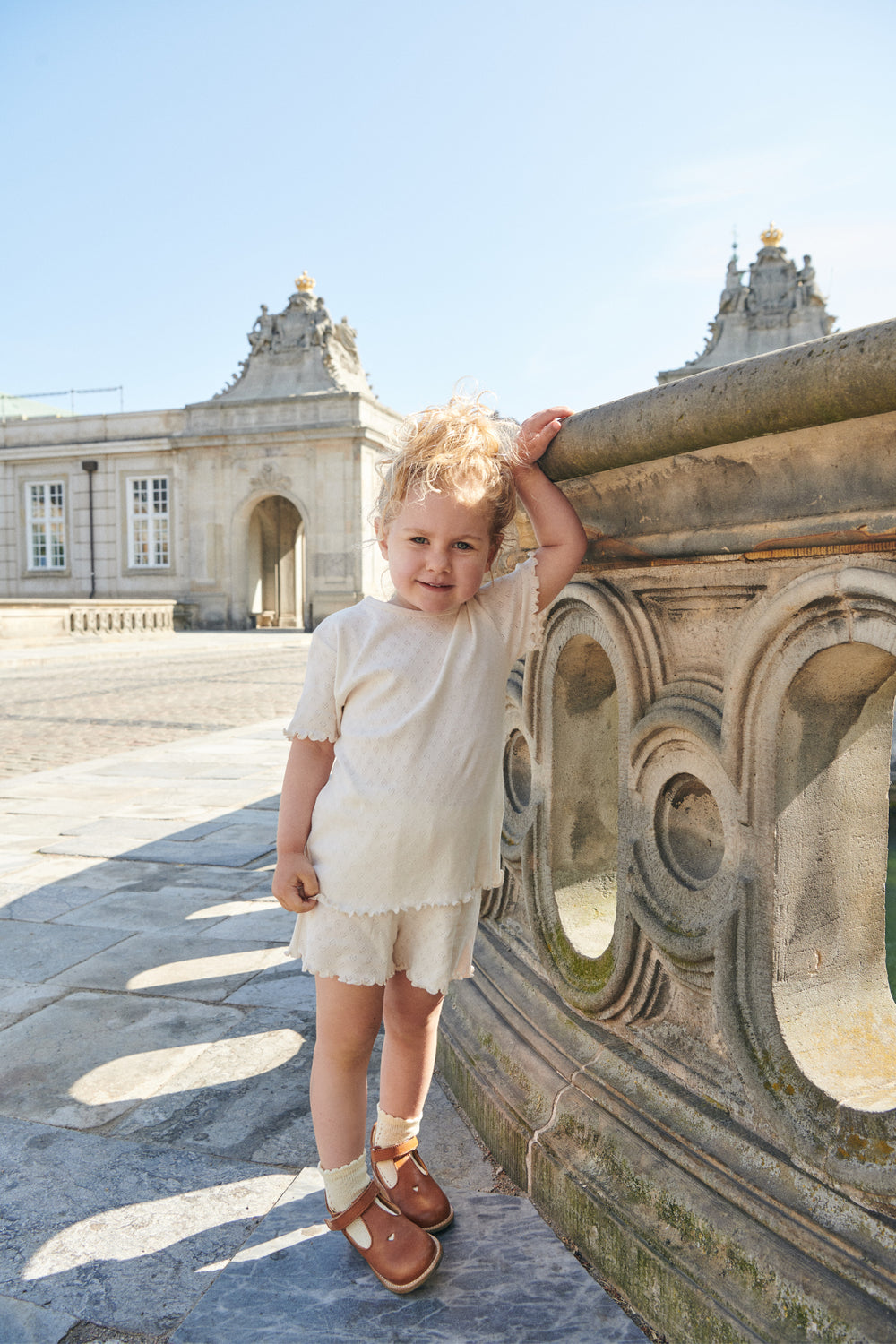 Copenhagen Colors Pointelle Heart T-shirt - Meisjesshirt 2