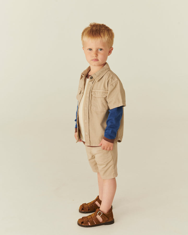 Copenhagen Colors Twill Shorts Cuff - Jongens Shorts - Beige 6
