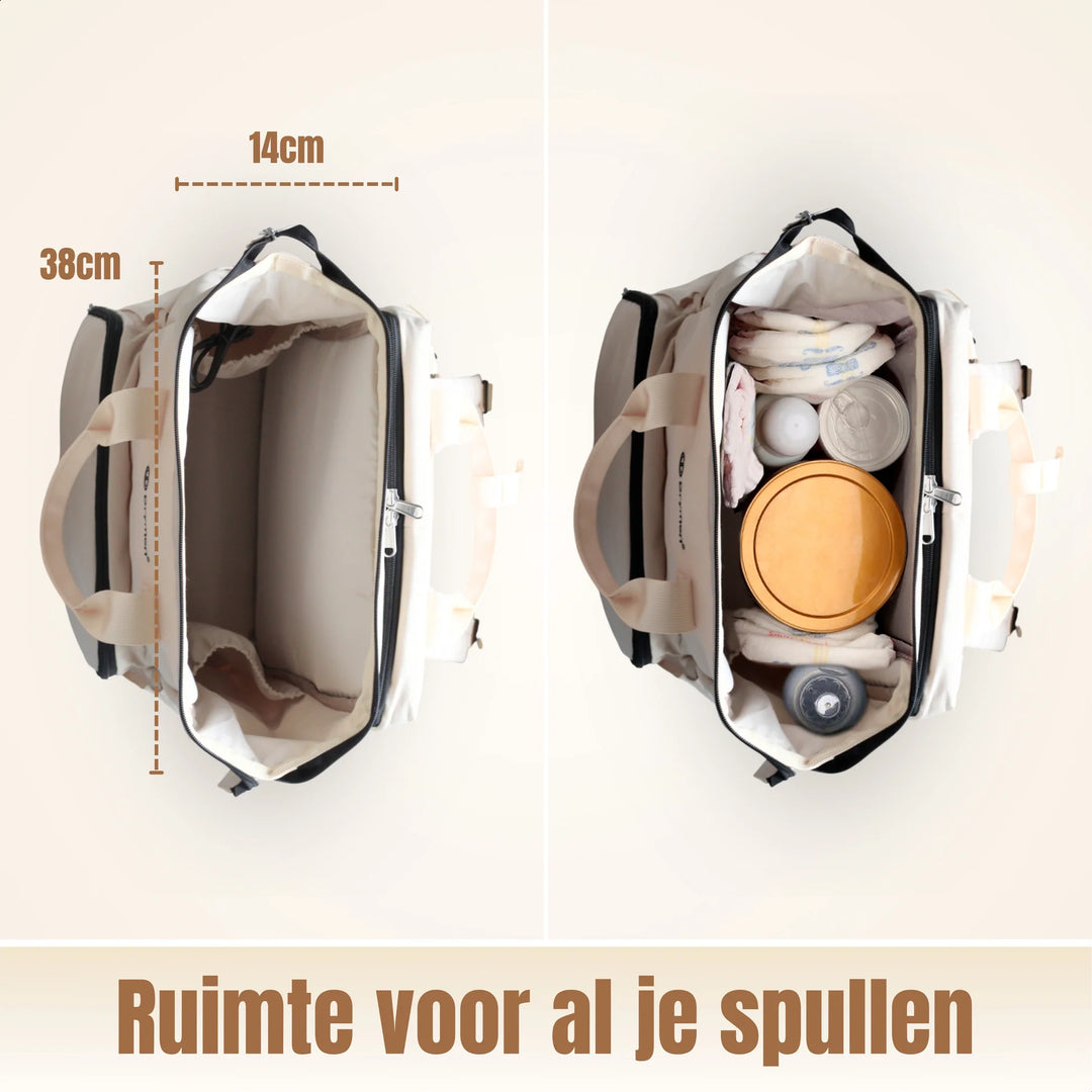 Drymon Oxford Luiertas Rugzak Sand - Verschoningstas Beige 7