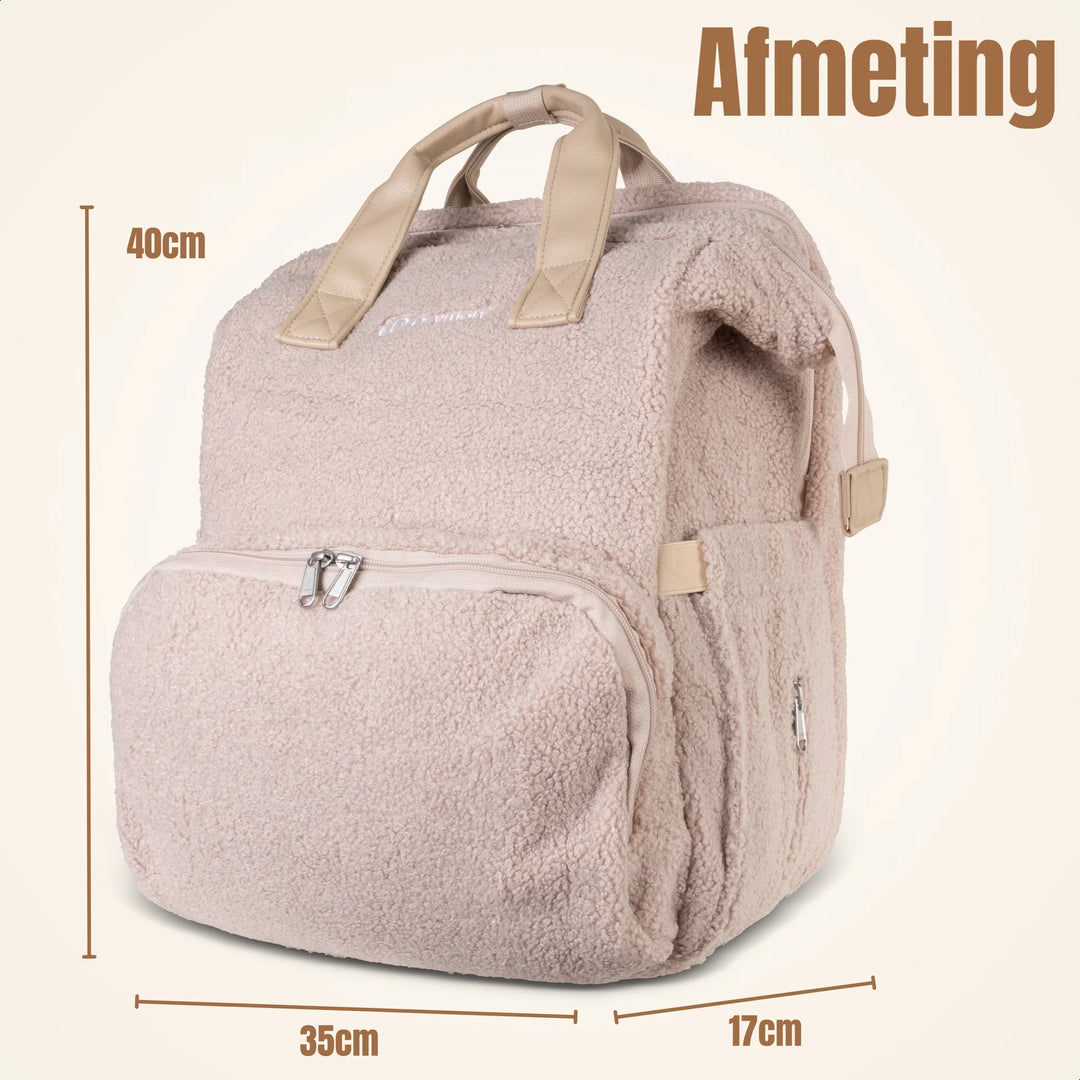 Drymon Teddy Luiertas Rugzak Almond - Verschoningstas Beige 6