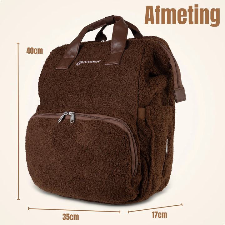 Drymon Teddy Luiertas Rugzak Walnut - Verschoningstas Bruin 6