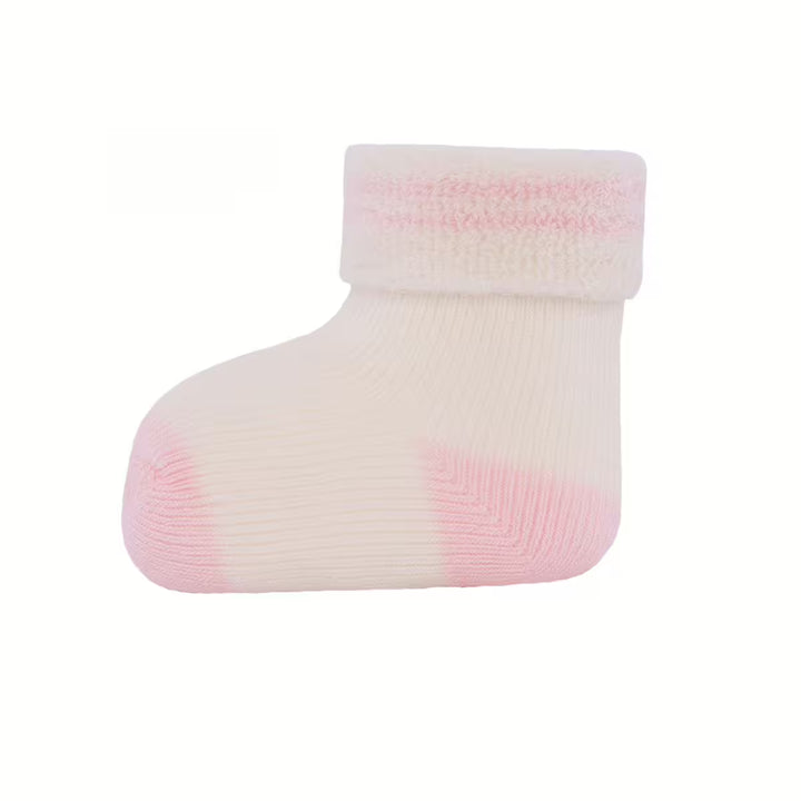 Ewers Babysokjes 3-pack Latte Rose - Newborn sokjes - Roze 3