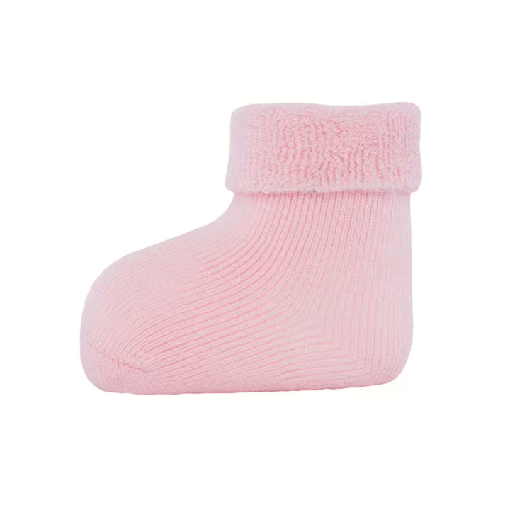 Ewers Babysokjes 3-pack Latte Rose - Newborn sokjes - Roze 4
