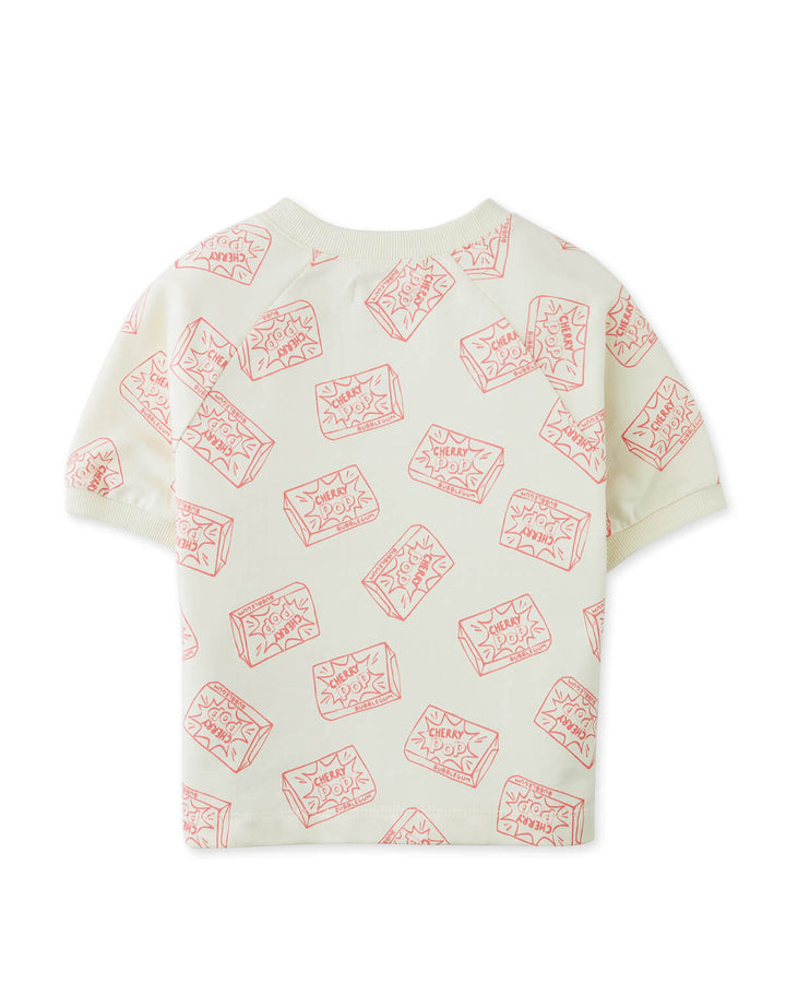 Gingersnaps Ava Raglan Tee - Meisje T-shirt - Ecru 3