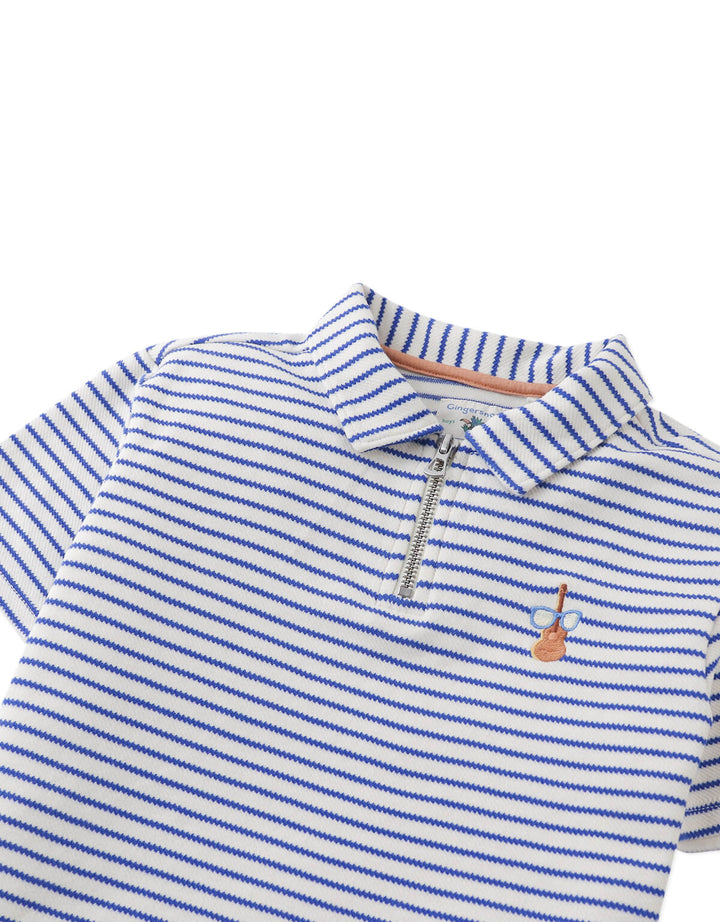 Gingersnaps Bruno Zigzag Stripe Polo Guitar - Jongens Polo 3