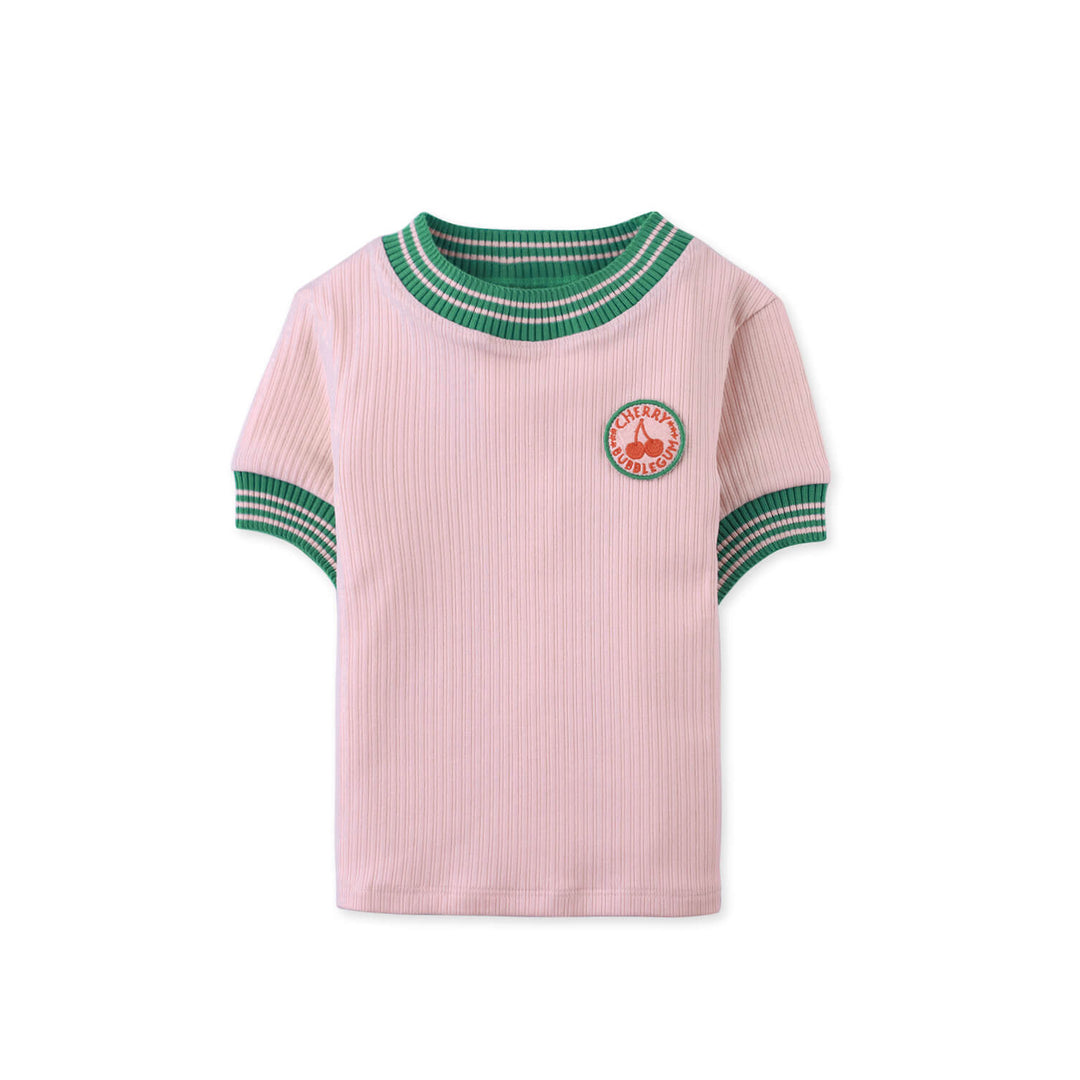 Gingersnaps Emma Top - Meisje Shirtsleeve Top - Roze 1