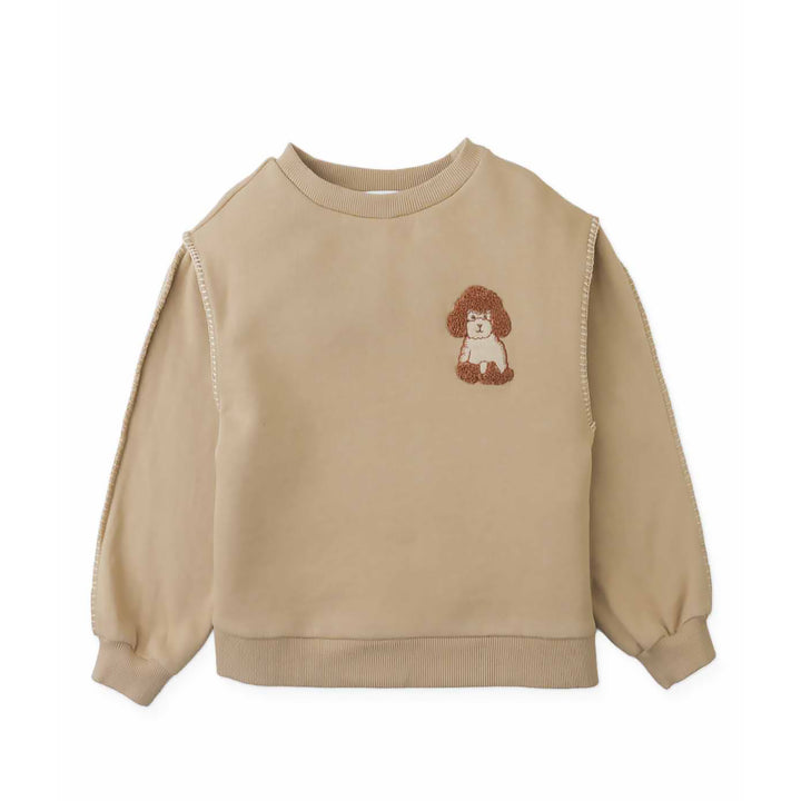 Gingersnaps Faustina Sweater with Poodle - Meisjestrui 1