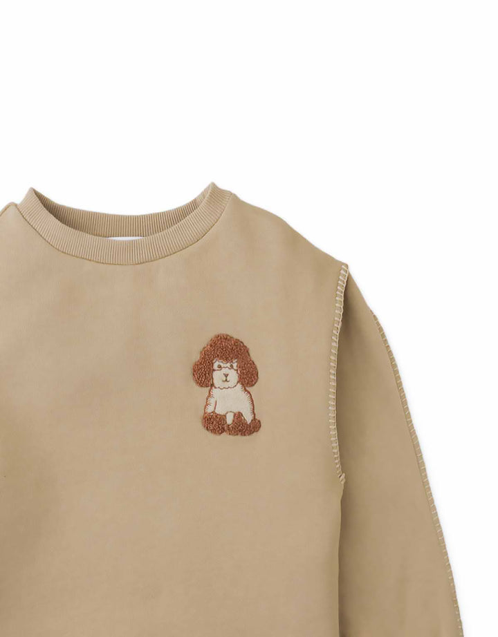 Gingersnaps Faustina Sweater with Poodle - Meisjestrui 5