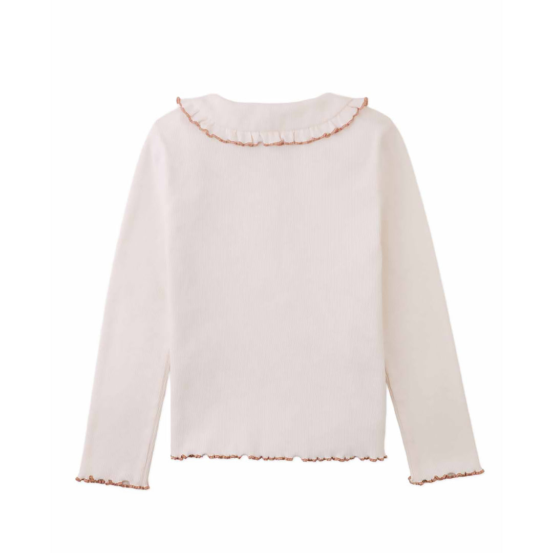 Gingersnaps Geraldine Ribbed Tee with Collar - Meisjesshirt 3