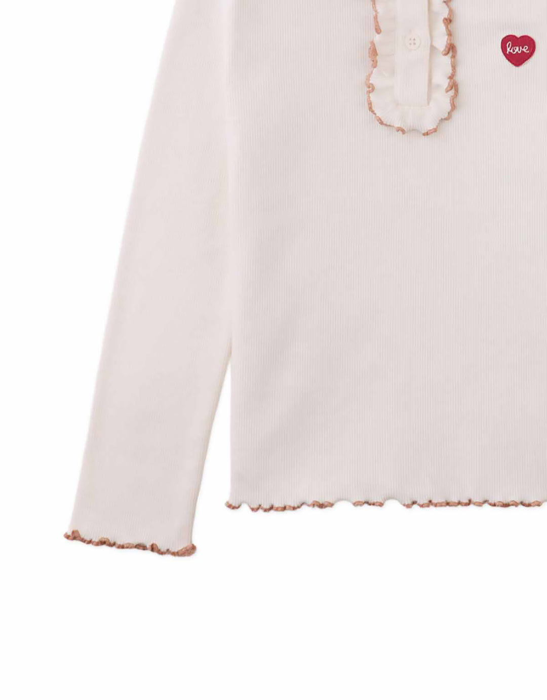 Gingersnaps Geraldine Ribbed Tee with Collar - Meisjesshirt 4