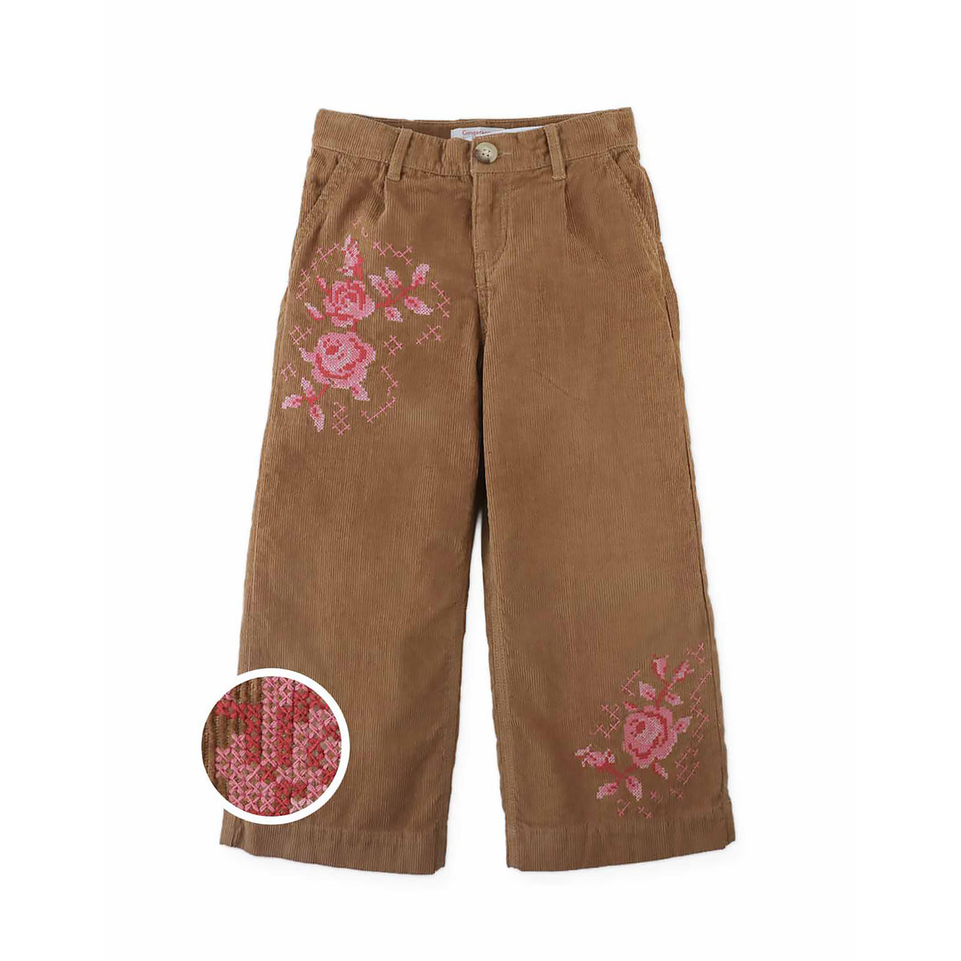 Gingersnaps Loreine Wide- Leg Corduroy Pants - Meisjesbroek 1