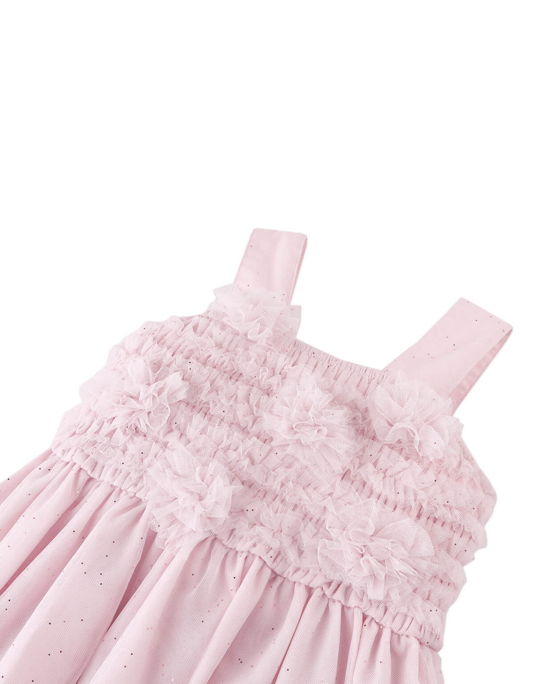 Gingersnaps Margot Dress Pink With Corsage - Meisjesjurk 3