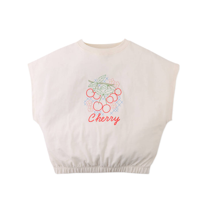 Gingersnaps Savanna Embroidered Cherry Tee - Meisje Top 1