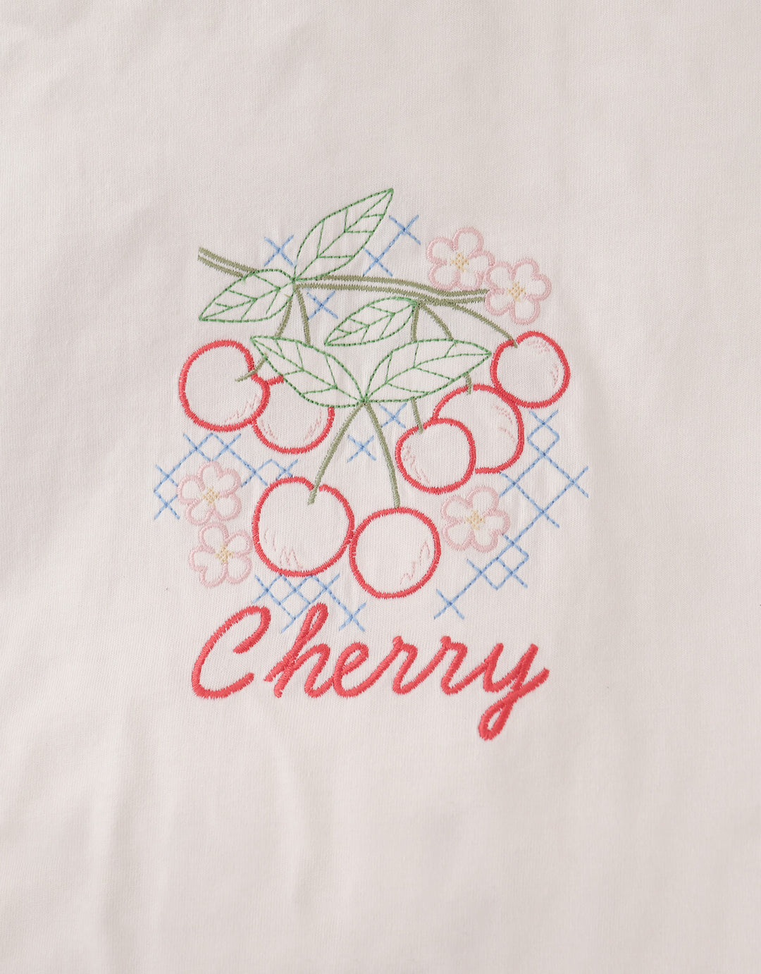 Gingersnaps Savanna Embroidered Cherry Tee - Meisje Top 4