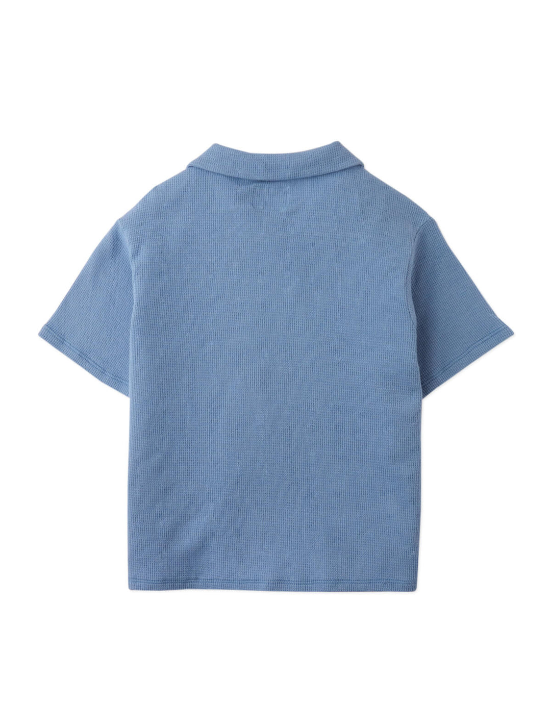 Gingersnaps Tommy Waffle Shirt Monkey - Jongens Shirt Blauw 5