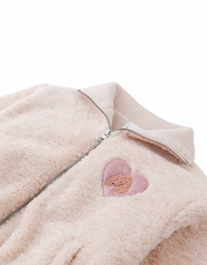 Gingersnaps Augusta Shearling Zip-Jacket Poodle 4
