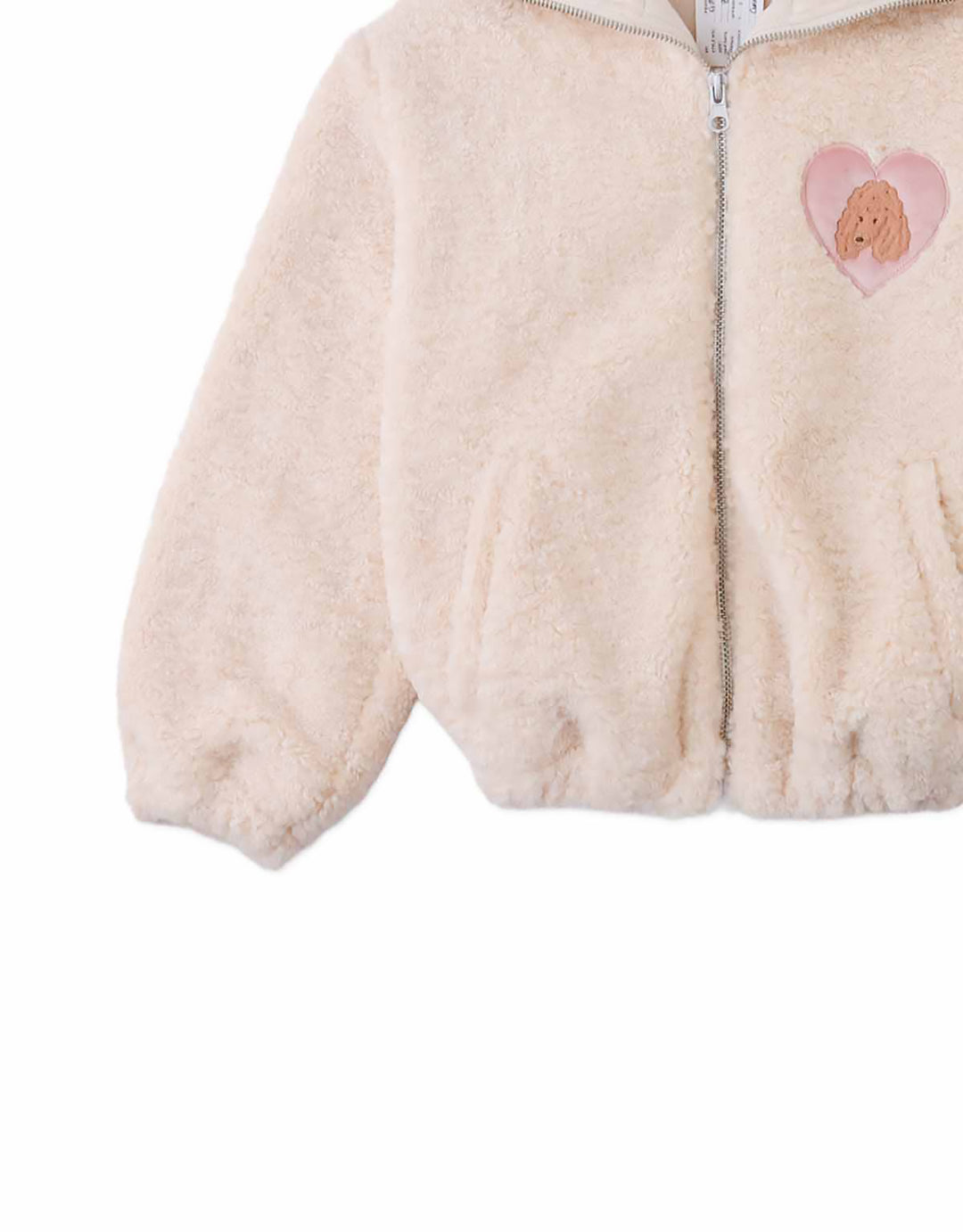 Gingersnaps Augusta Shearling Zip-Jacket Poodle 5