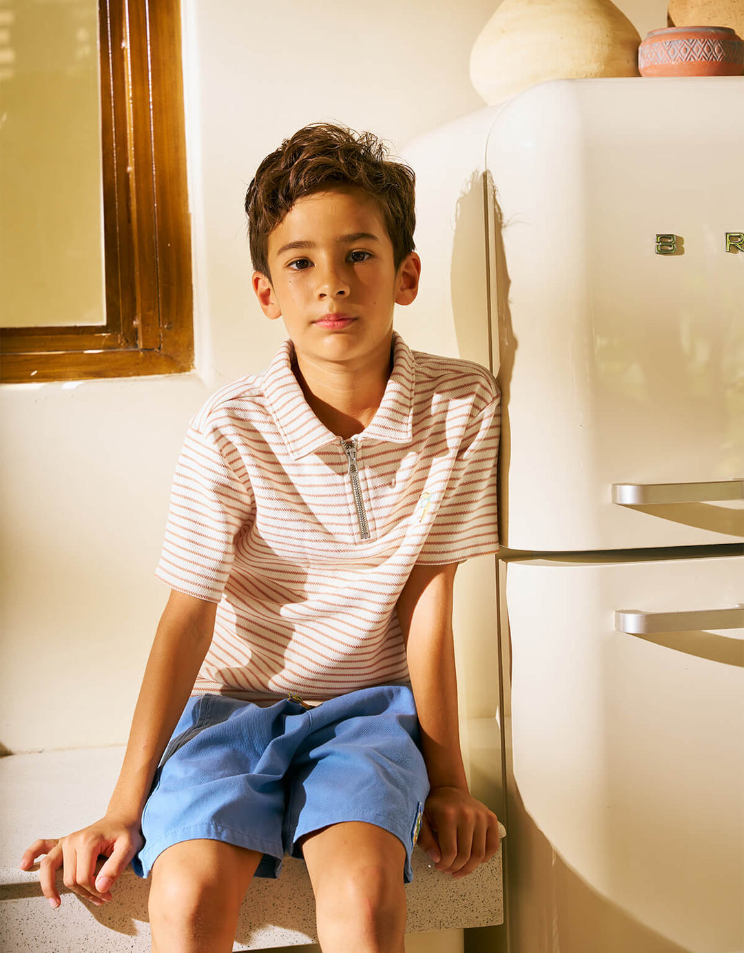 Gingersnaps Bruno Zigzag Stripe Polo Banana - Jongens Polo 5