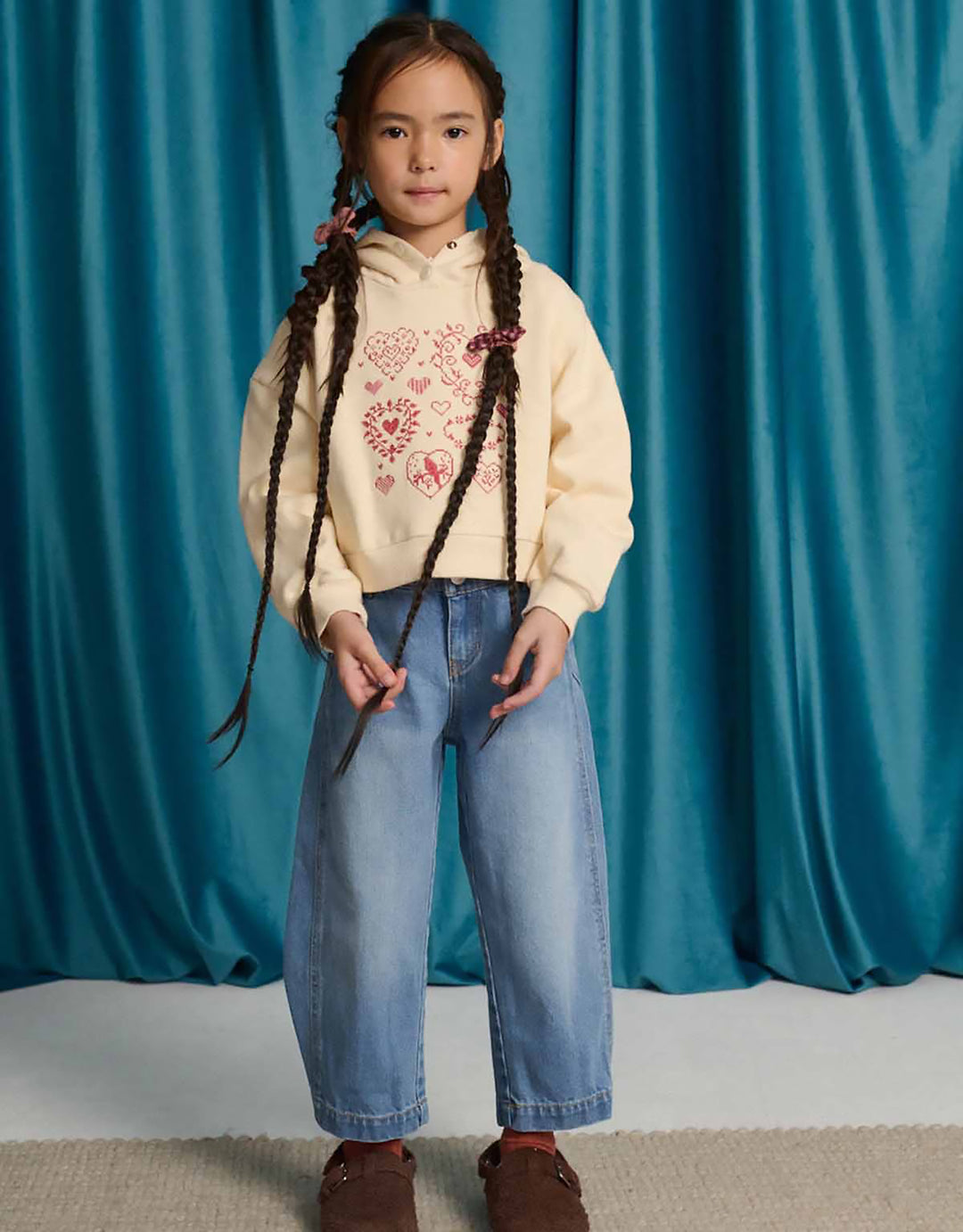 Gingersnaps Constance Barrel Denim Pants 2 in 1 Kinderbroek 2