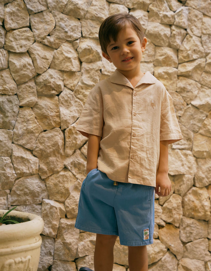 Gingersnaps Cosmo Bermuda Shorts Blue - Jongensbroek - Blauw 2