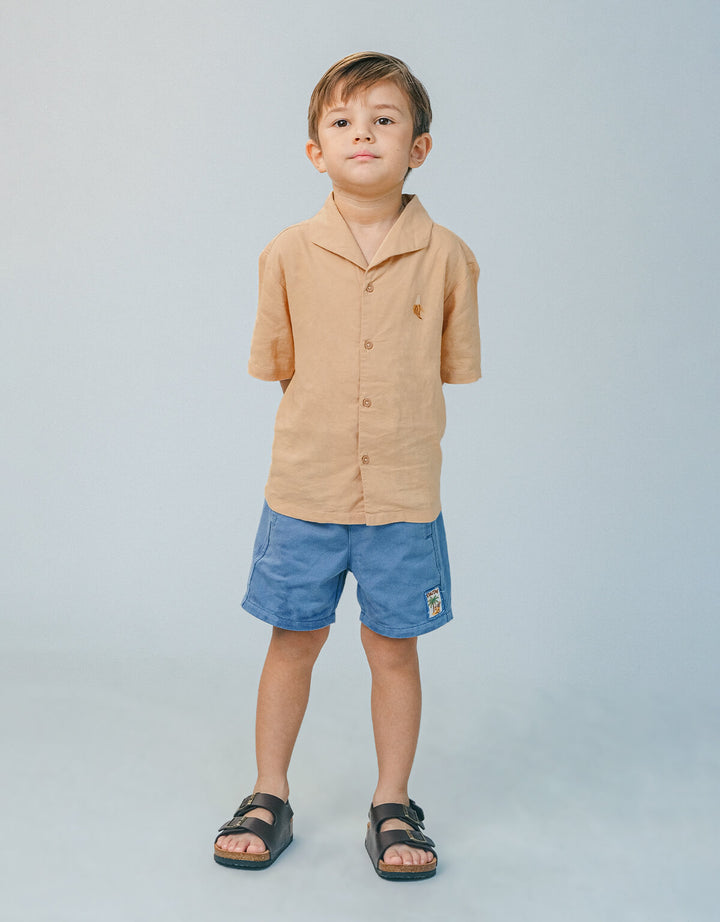 Gingersnaps Cosmo Bermuda Shorts Blue - Jongensbroek - Blauw 4