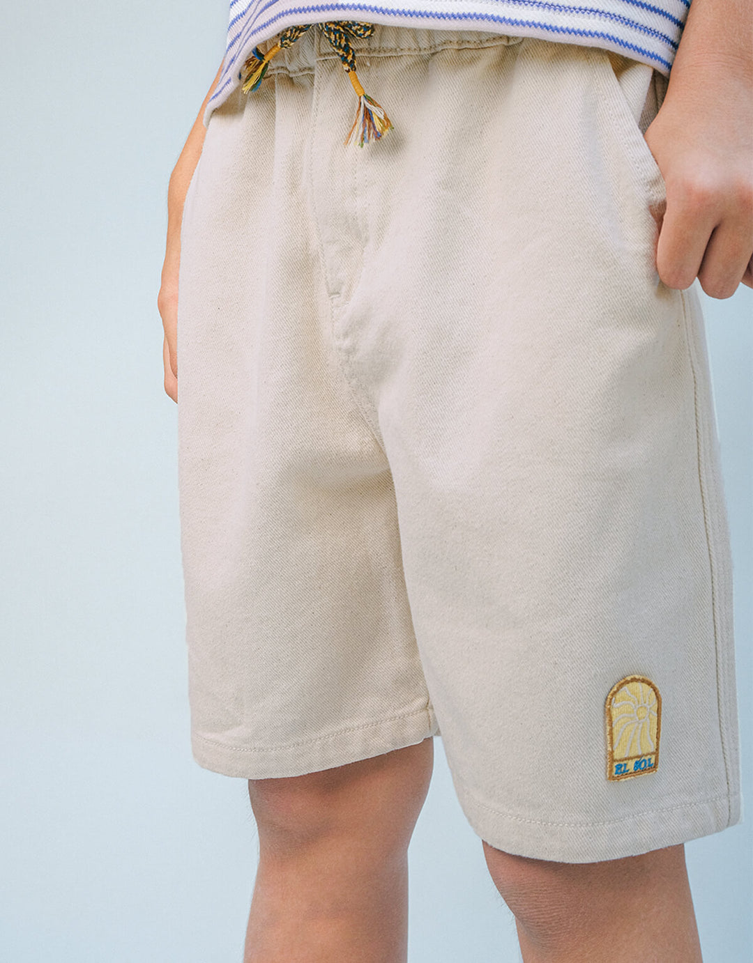 Gingersnaps Cosmo Bermuda Shorts Off White - Jongensbroek 2