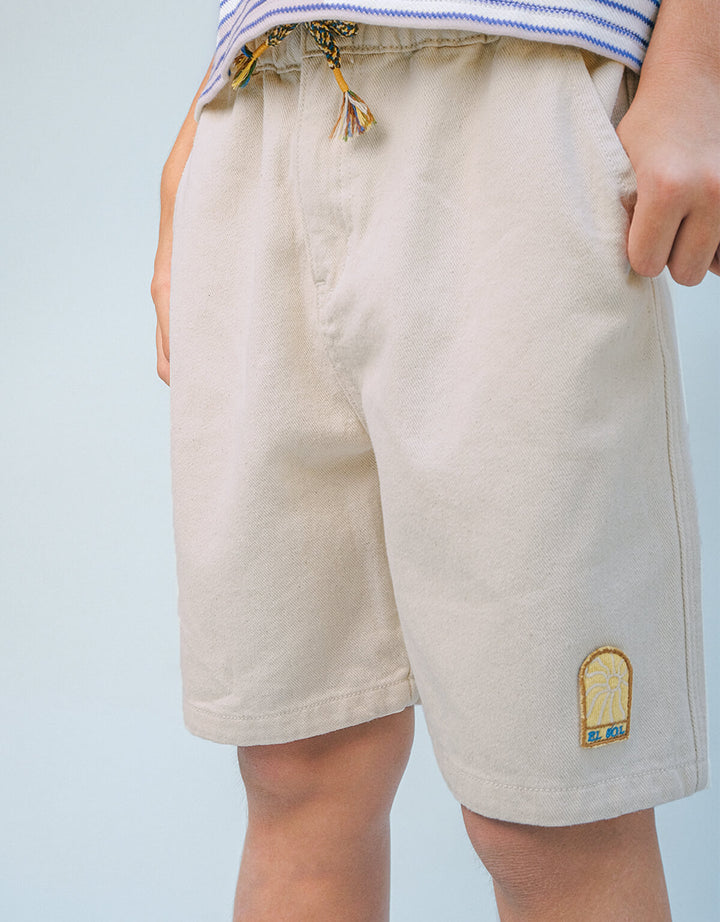 Gingersnaps Cosmo Bermuda Shorts Off White - Jongensbroek 2
