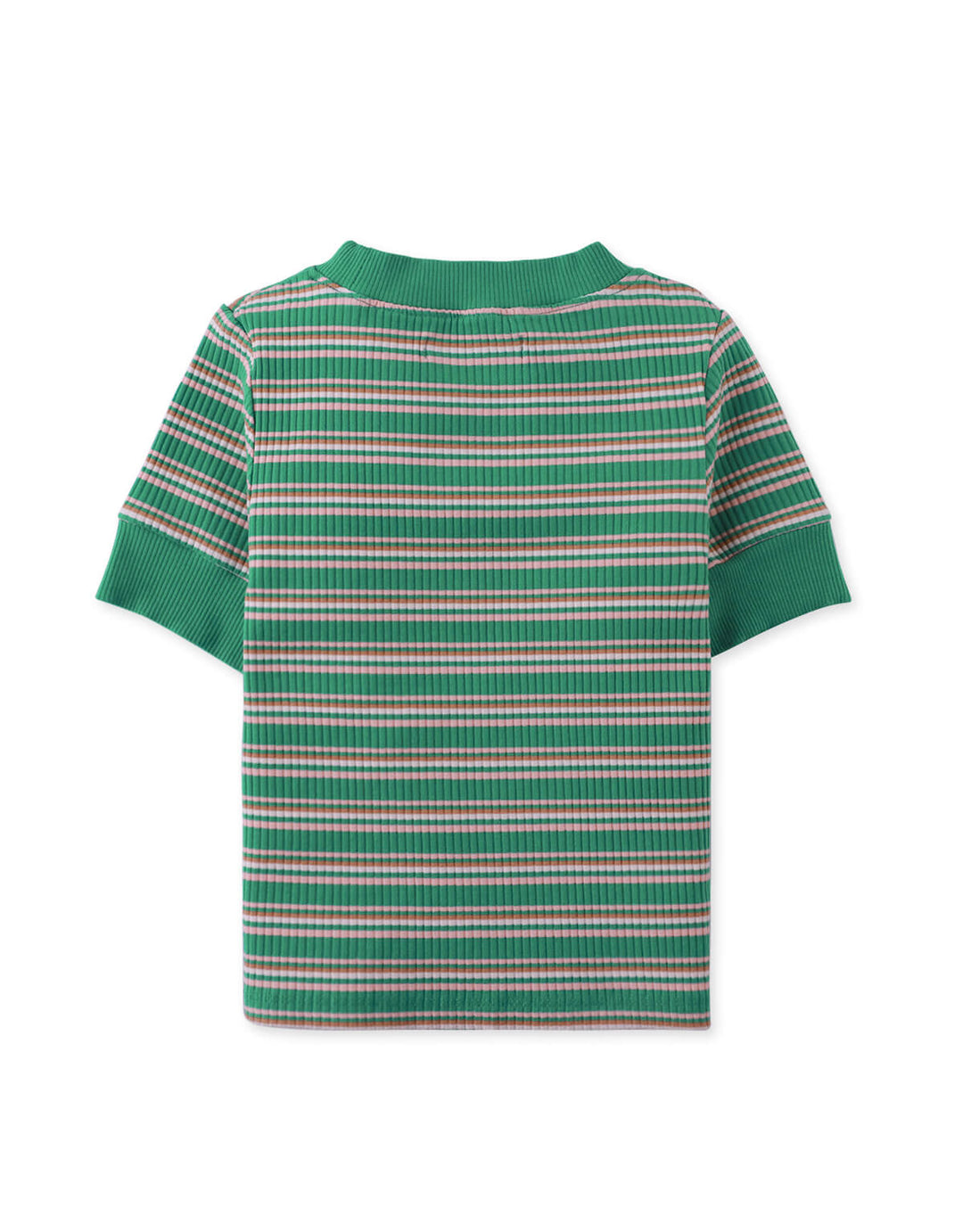 Gingersnaps Emma Striped Top - Meisje Top - Groen 4