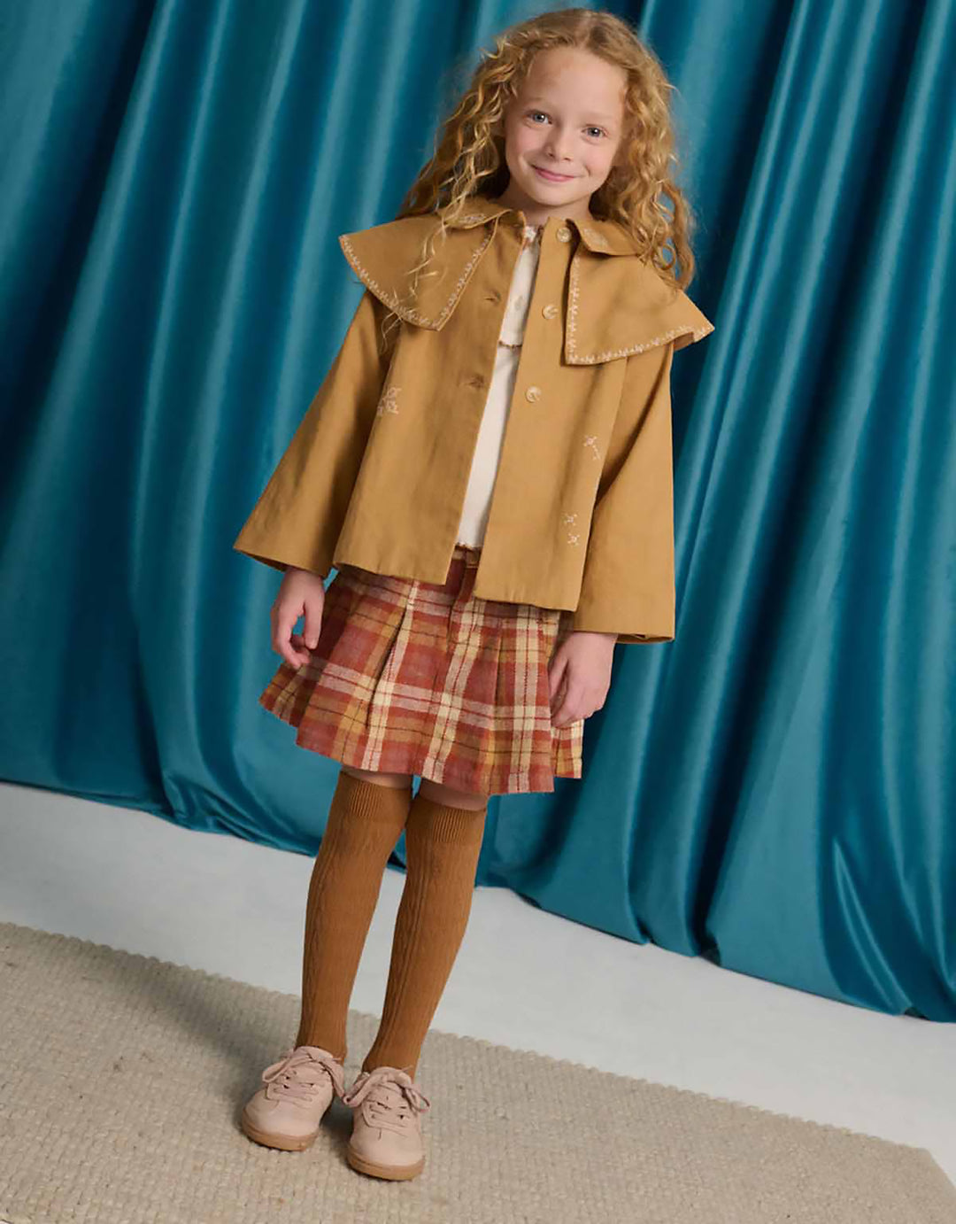 Gingersnaps Eugenia Pleated Plaid Skorts - Meisjesrok 6